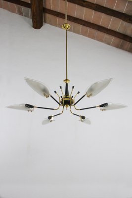 Mid-Century Italian Chandelier from Stilnovo, 1957-MTX-1748679