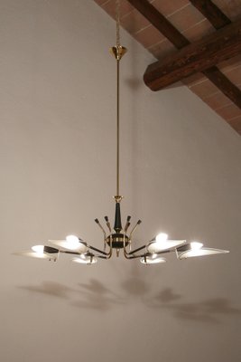 Mid-Century Italian Chandelier from Stilnovo, 1957-MTX-1748679