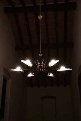 Mid-Century Italian Chandelier from Stilnovo, 1957-MTX-1748679