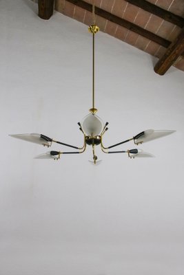 Mid-Century Italian Chandelier from Stilnovo, 1957-MTX-1748679