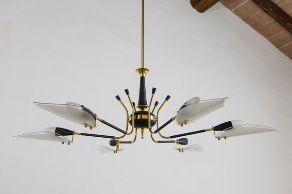 Mid-Century Italian Chandelier from Stilnovo, 1957-MTX-1748679