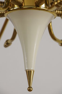 Mid-Century Italian Chandelier in the style of Fontana Arte, 1950-MTX-2027747