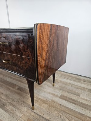 Mid-Century Italian Chest of Drawers with Six Drawers and Glass Top, 1970-ZUW-2016020