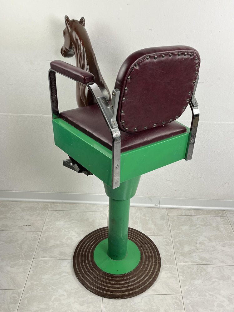 Mid-Century Italian Children's Barber Chair, 1960s