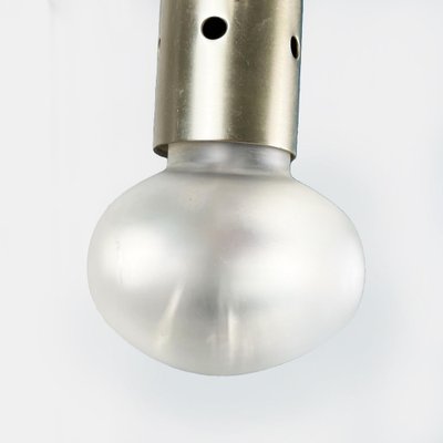 Mid-Century Italian Chromed Metal Wall Lamp by Tito Agnoli for Oluce, 1955-GDD-1343273