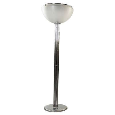 Mid-Century Italian Chromed Steel Moana Floor Lamp by Massoni for Iguzzini, 1960s-GDD-1114708