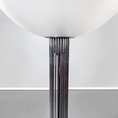 Mid-Century Italian Chromed Steel Moana Floor Lamp by Massoni for Iguzzini, 1960s-GDD-1114708