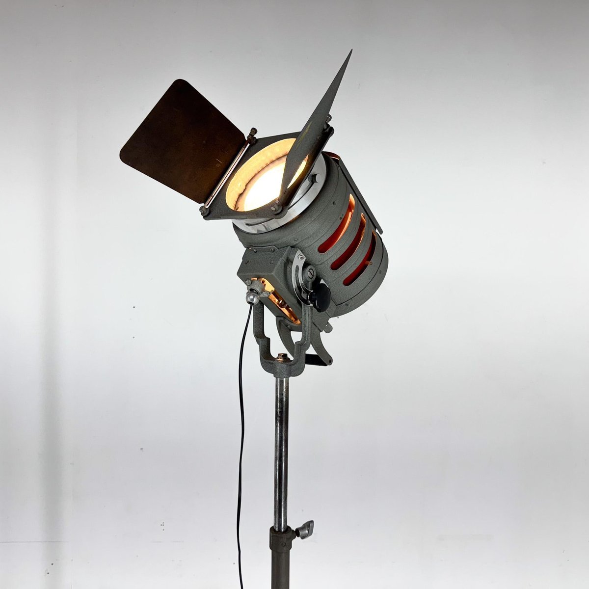 Mid-Century Italian Cinema Floor Lamp from Ing. S. Marcucci Srl, Coemar, 1950s