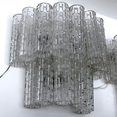 Mid-Century Italian Clear Murano Glass Sconces, Set of 2-OT-1001907