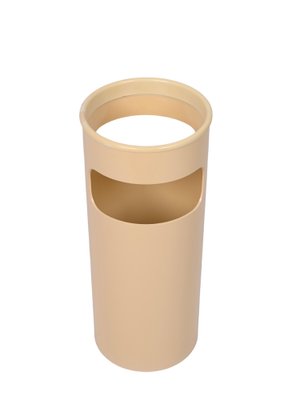 Mid-Century Italian Cream Plastic Umbrella Stand by Gino Colombini for Kartell, 1970s-JDR-1292513