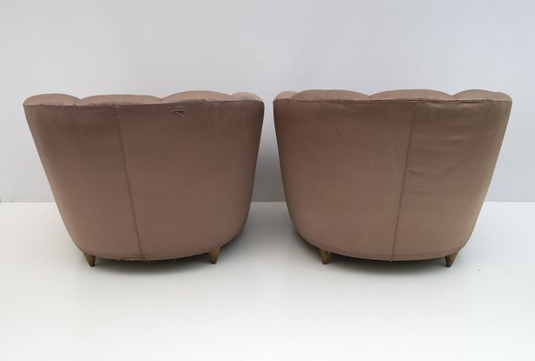 Mid-Century Italian Curved Armchairs by Gio Ponti for Casa E Giardino, 1936, Set of 2-FER-1286789