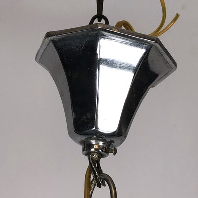 Mid-Century Italian Cut Glass Chandelier from Zeroquattro-OT-935729