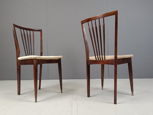 Mid-Century Italian Dining Chairs, 1950s, Set of 6-IRH-2027059