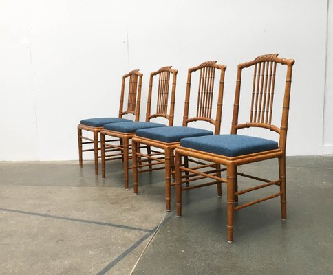 Mid-Century Italian Dining Chairs from Giorgetti, Set of 4-UAH-809987