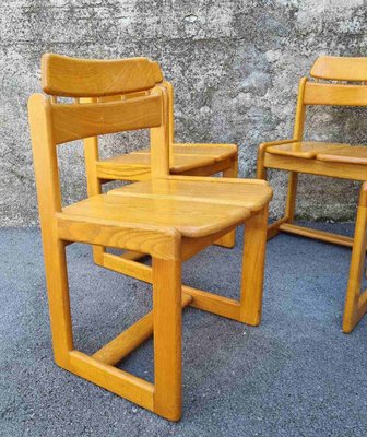 Mid-Century Italian Dining Table and Chairs by Ilmari Tapiovaara for Fratelli Montina, 1970s, Set of 5-PUG-1275988