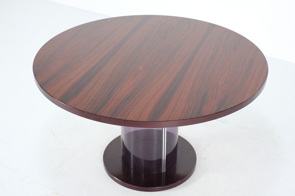 Mid-Century Italian Dining Table with Acrylic Glass Core, 1970s-JG-1796330