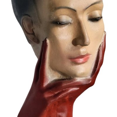 Mid-Century Italian Donna Bust Sculpture from Christian Dior, 1980s-TCS-2040268