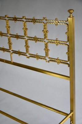 Mid-Century Italian Double Brass Bed by Osvaldo Borsani-IEI-1005452