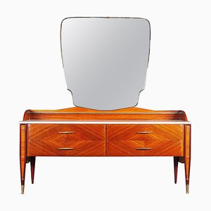 Mid-Century Italian Dresser or Chest of Drawer with Carrara Marble Top, 1970-MBH-1032352