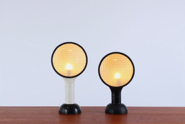 Mid-Century Italian Drive Table Lamps by Adalberto Dal Lago for Bieffeplast, Set of 2-XT-715099