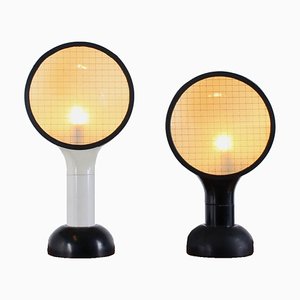 Mid-Century Italian Drive Table Lamps by Adalberto Dal Lago for Bieffeplast, Set of 2-XT-715099