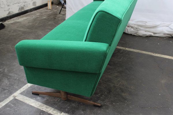 Mid-Century Italian Emerald Green Sofa-HZ-629100