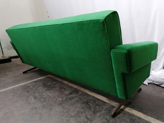 Mid-Century Italian Emerald Green Sofa-HZ-629100