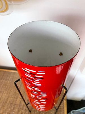 Mid-Century Italian Enamel Metal Lamp from Poggibonsi, 1960s-FUE-1254590