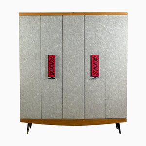 Mid-Century Italian Entrance Wardrobe with Mirror by Umberto Mascagni-MBH-1031899