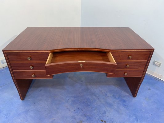 Mid-Century Italian Executive Desk by Osvaldo Borsani for Atelier Borsani Varedo, 1940s-MTX-1705051