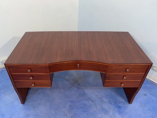 Mid-Century Italian Executive Desk by Osvaldo Borsani for Atelier Borsani Varedo, 1940s-MTX-1705051