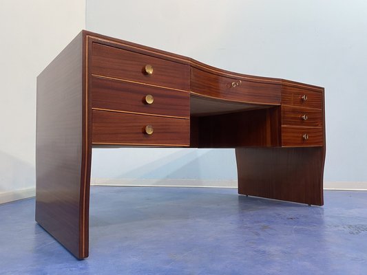 Mid-Century Italian Executive Desk by Osvaldo Borsani for Atelier Borsani Varedo, 1940s-MTX-1705051