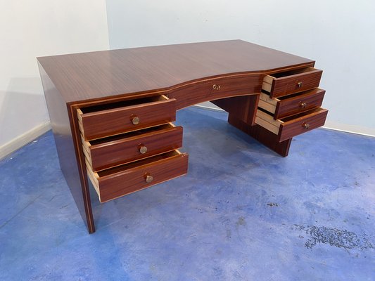 Mid-Century Italian Executive Desk by Osvaldo Borsani for Atelier Borsani Varedo, 1940s-MTX-1705051