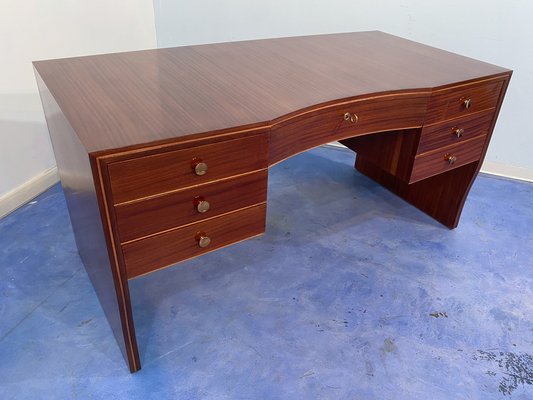 Mid-Century Italian Executive Desk by Osvaldo Borsani for Atelier Borsani Varedo, 1940s-MTX-1705051