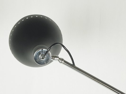 Mid-Century Italian Floor Lamp in Chrome-Plated Metal and Marble, 1960s-RD-1819906