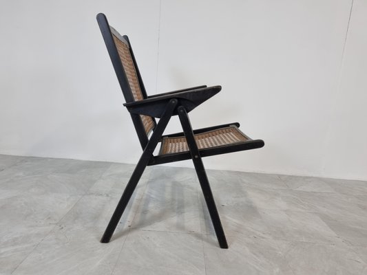 Mid-Century Italian Foldable Chair, 1960s-IRH-1134455