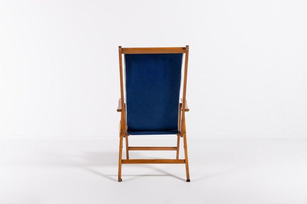 Mid-Century Italian Foldable Deck Chair from Fratelli Reguitti, 1960s-KMC-1281453