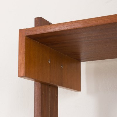 Mid-Century Italian Freestanding Teak Wall Unit, 1970s-UE-2036254