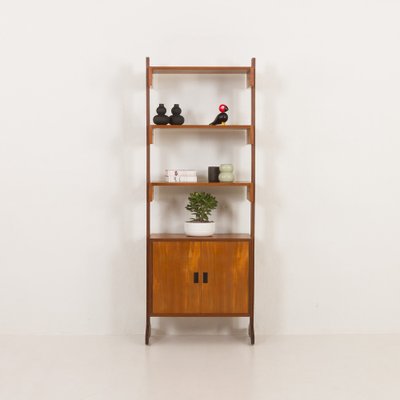 Mid-Century Italian Freestanding Teak Wall Unit, 1970s-UE-2036254