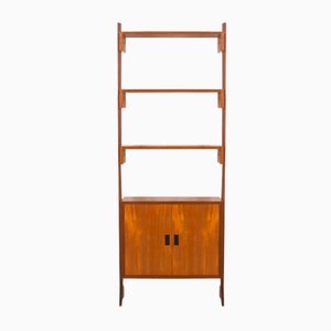 Mid-Century Italian Freestanding Teak Wall Unit, 1970s-UE-2036254