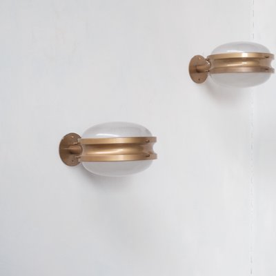 Mid-Century Italian Gamma Wall Lights by Sergio Mazza for Artemide, Set of 2-JRP-1117572