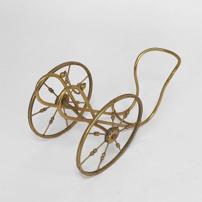 Mid-Century Italian Gilded Brass Bottle Rack by Aldo Tura, 1950s-JDR-1126132