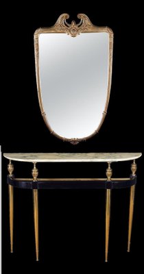 Mid-Century Italian Giltwood Mirror, 1950-MBH-1032718