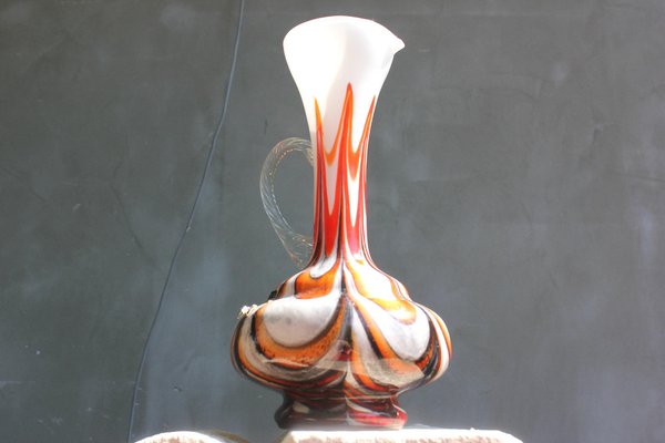 Mid-Century Italian Glass Vase by Vetreria Barbieri Vb, 1970s-UWJ-1327049