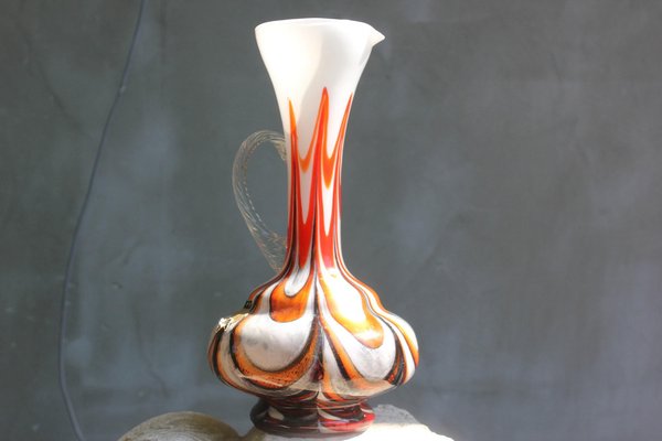 Mid-Century Italian Glass Vase by Vetreria Barbieri Vb, 1970s-UWJ-1327049