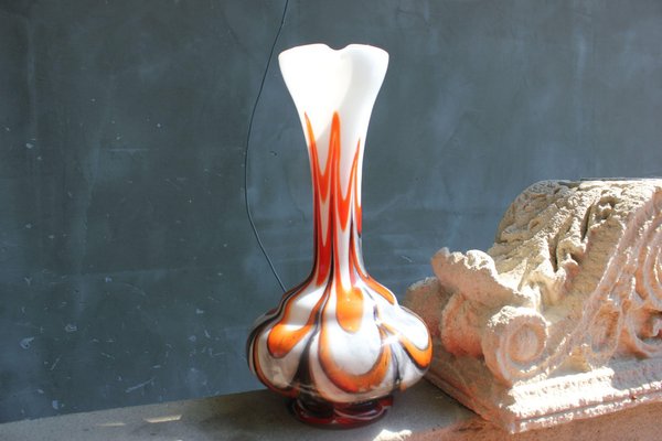 Mid-Century Italian Glass Vase by Vetreria Barbieri Vb, 1970s-UWJ-1327049