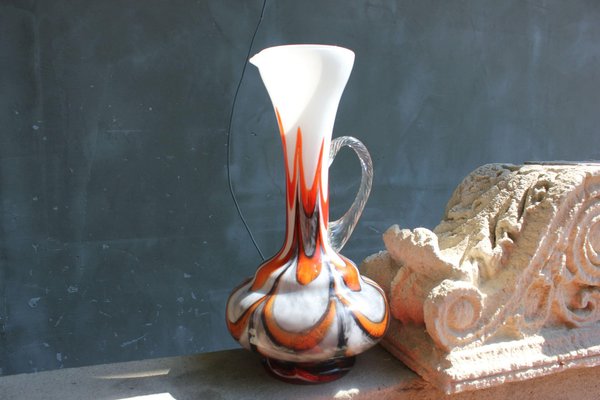 Mid-Century Italian Glass Vase by Vetreria Barbieri Vb, 1970s-UWJ-1327049