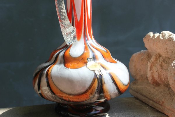 Mid-Century Italian Glass Vase by Vetreria Barbieri Vb, 1970s-UWJ-1327049