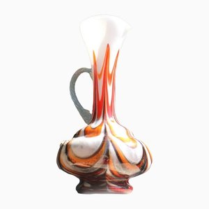 Mid-Century Italian Glass Vase by Vetreria Barbieri Vb, 1970s-UWJ-1327049