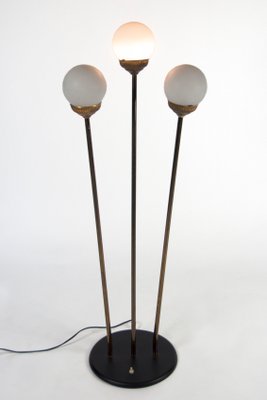 Mid-Century Italian Globe Floor Lamp from Stilnovo, 1950s-WUY-878856